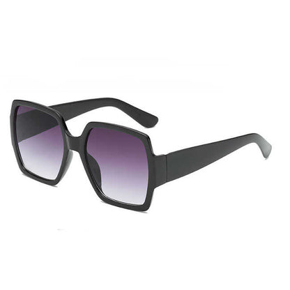 Lunettes de Soleil Rétro Grande Monture Double Couleur - Chic&Shines