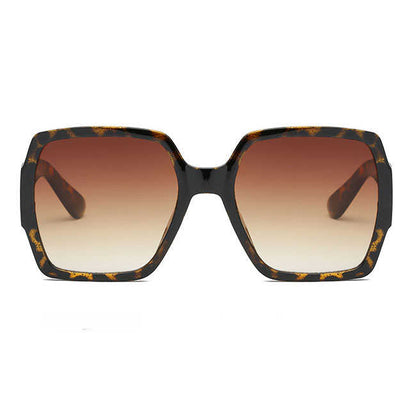 Lunettes de Soleil Rétro Grande Monture Double Couleur - Chic&Shines