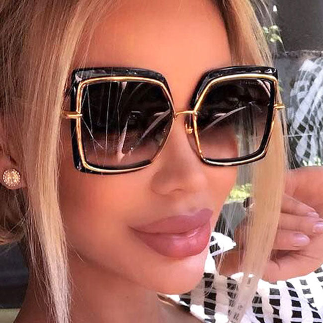 Lunettes de soleil Metal Square Shades - Chic&Shines