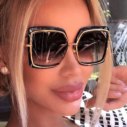 Lunettes de soleil Metal Square Shades - Chic&Shines