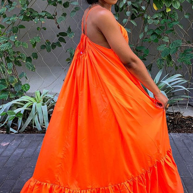 Robe longue à bretelle fine style Bohémien d'été Sexy - Chic&Shines