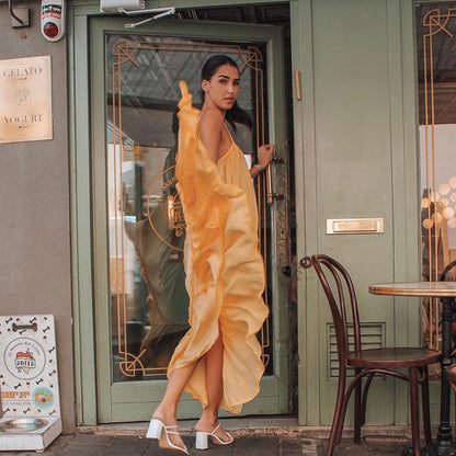 Robe longue à bretelle fine style Bohémien d'été Sexy - Chic&Shines