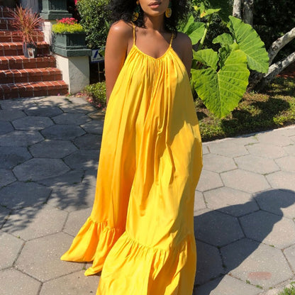 Robe longue à bretelle fine style Bohémien d'été Sexy - Chic&Shines