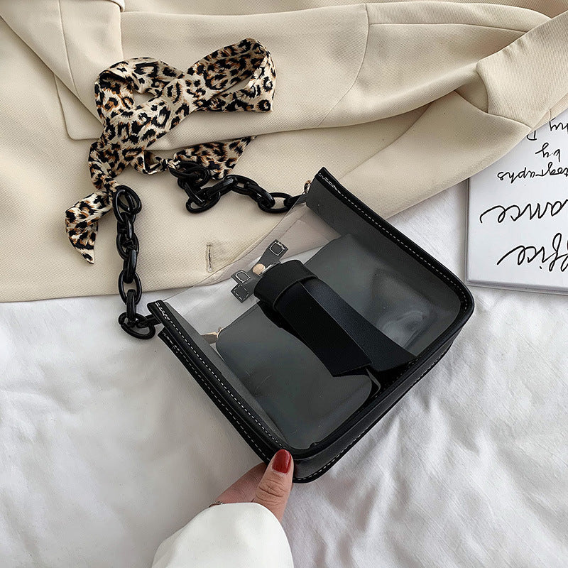 Sac à bandoulière transparent Décoration Ruban - Chic&Shines