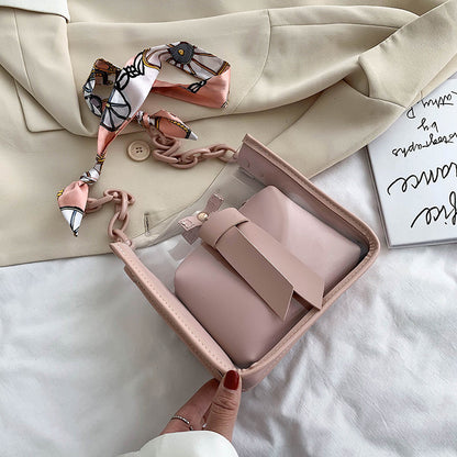 Sac à bandoulière transparent Décoration Ruban - Chic&Shines