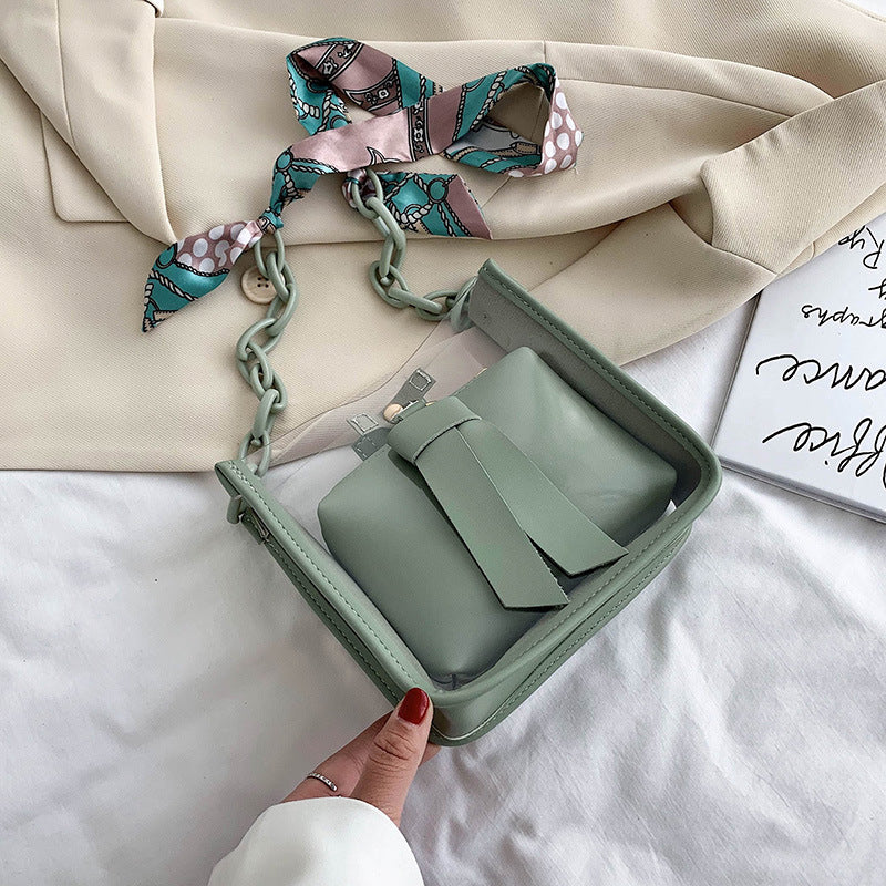 Sac à bandoulière transparent Décoration Ruban - Chic&Shines