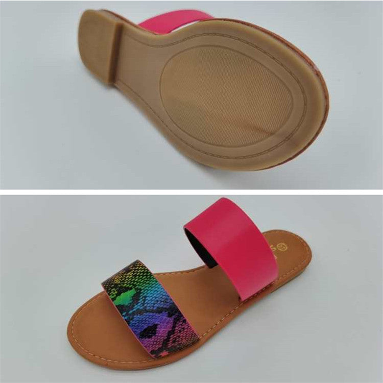 Sandale décontractée plate à brides - Chic&Shines