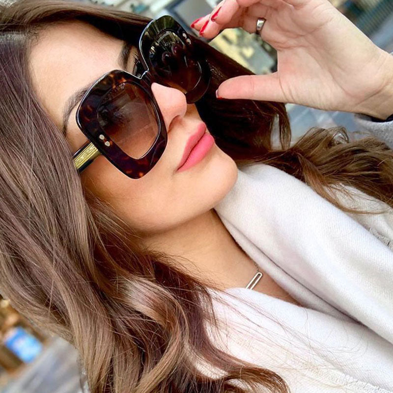 Lunettes de soleil à monture carrée - Chic&Shines