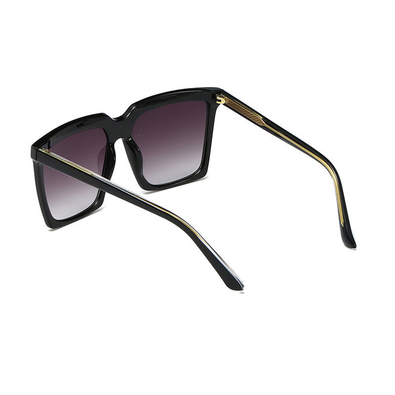 lunettes de soleil rétro à grande monture - Chic&Shines