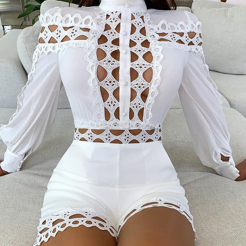 Combishort à manches longues - Chic&Shines