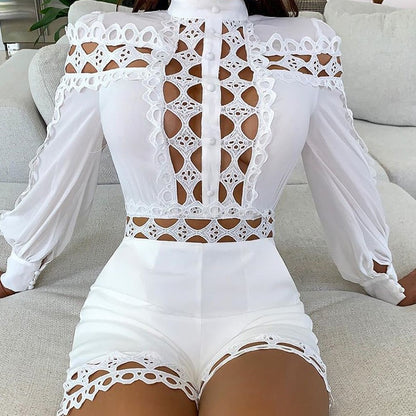 Combishort à manches longues - Chic&Shines