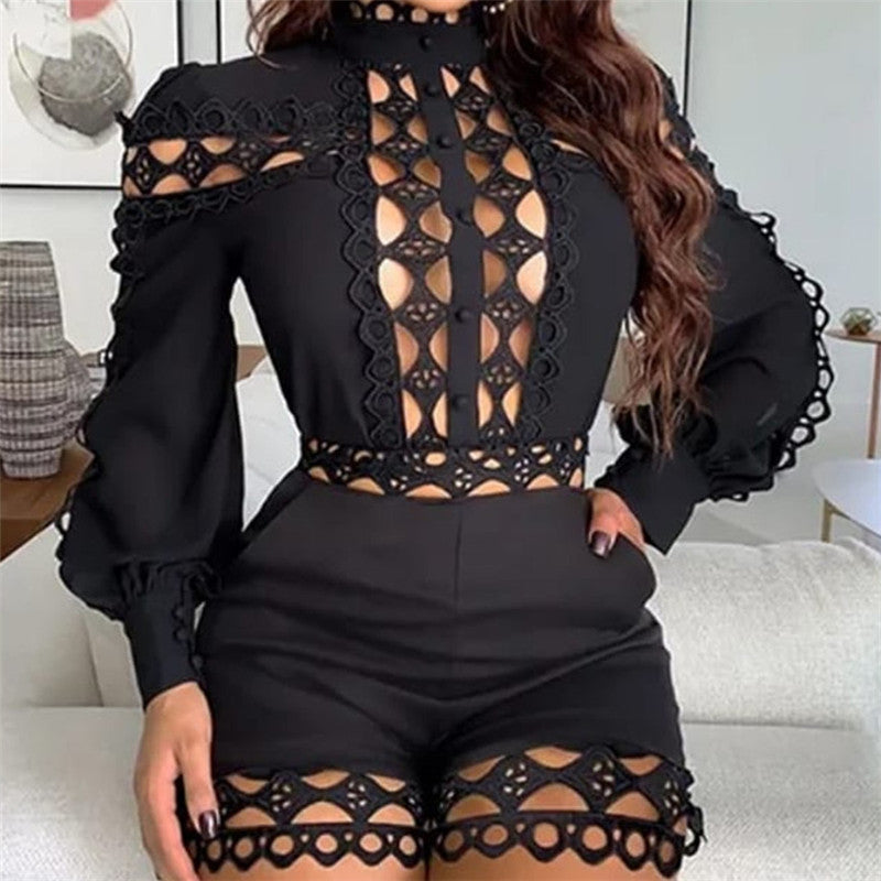 Combishort à manches longues - Chic&Shines