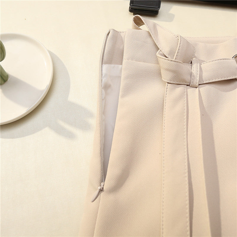 Short à glissière latérale de couleur unie - Chic&Shines