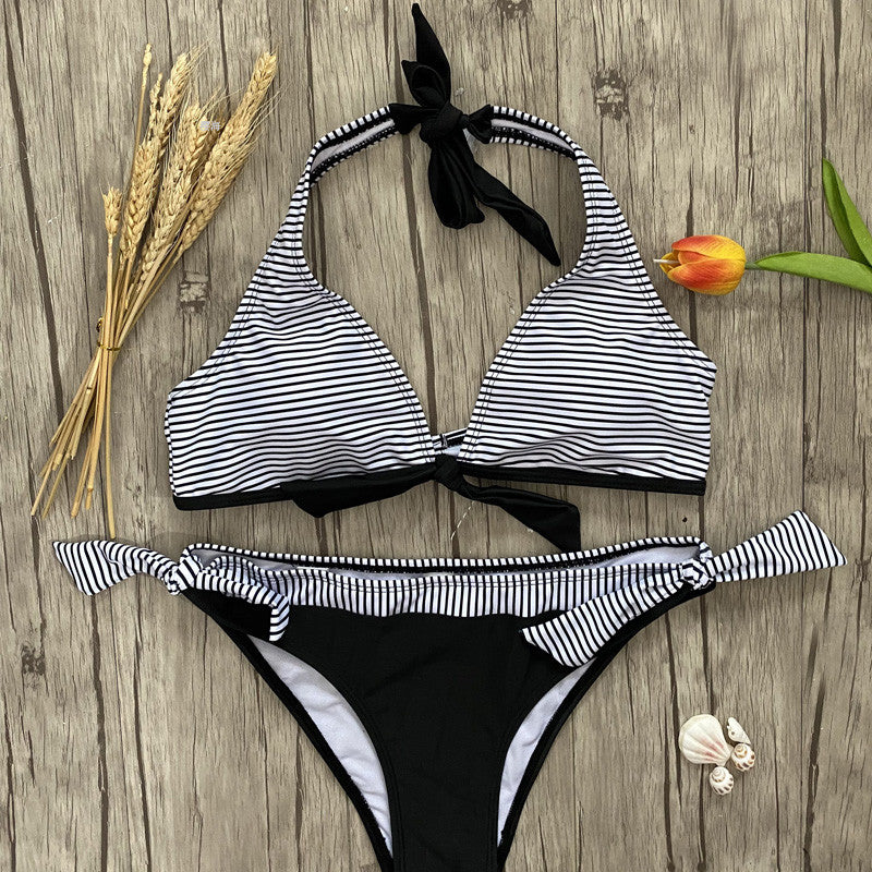 Maillot de Bain 2 pièces Bikini licou - Chic&Shines