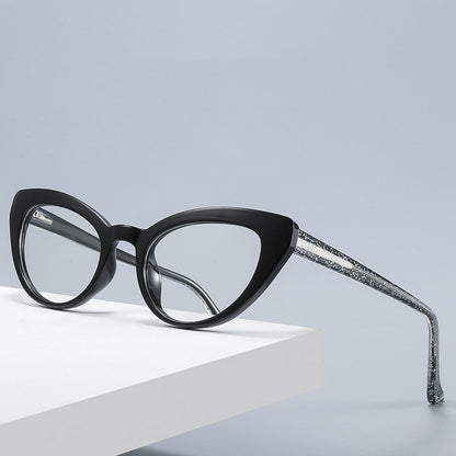 Cat Eye Frame avec lunettes anti-lentilles bleues - Chic&Shines
