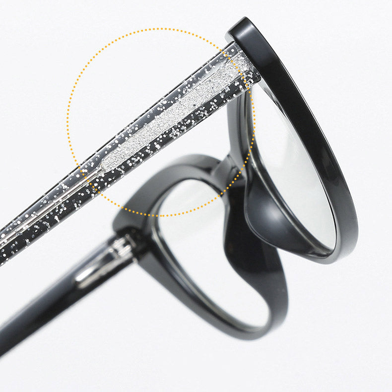 Cat Eye Frame avec lunettes anti-lentilles bleues - Chic&Shines