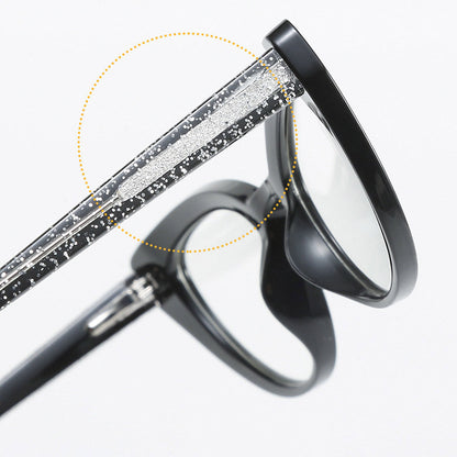 Cat Eye Frame avec lunettes anti-lentilles bleues - Chic&Shines