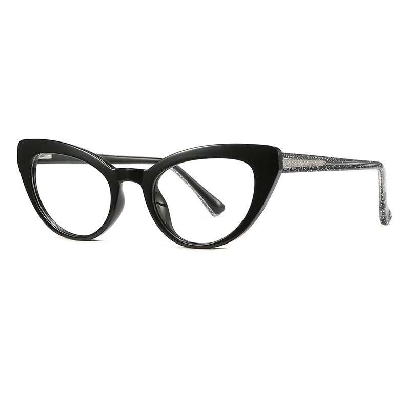 Cat Eye Frame avec lunettes anti-lentilles bleues - Chic&Shines