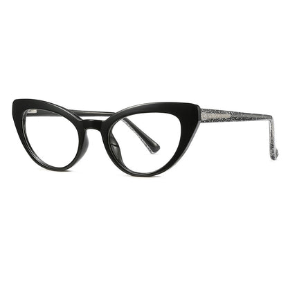 Cat Eye Frame avec lunettes anti-lentilles bleues - Chic&Shines