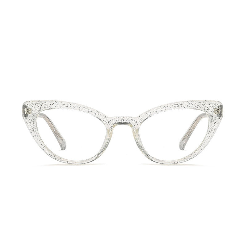 Cat Eye Frame avec lunettes anti-lentilles bleues - Chic&Shines