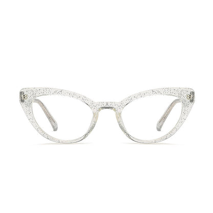 Cat Eye Frame avec lunettes anti-lentilles bleues - Chic&Shines