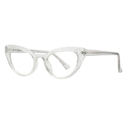 Cat Eye Frame avec lunettes anti-lentilles bleues - Chic&Shines