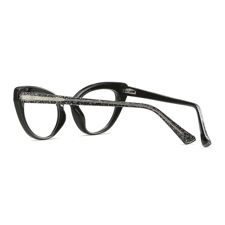 Cat Eye Frame avec lunettes anti-lentilles bleues - Chic&Shines