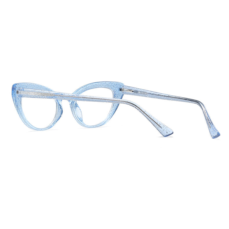 Cat Eye Frame avec lunettes anti-lentilles bleues - Chic&Shines