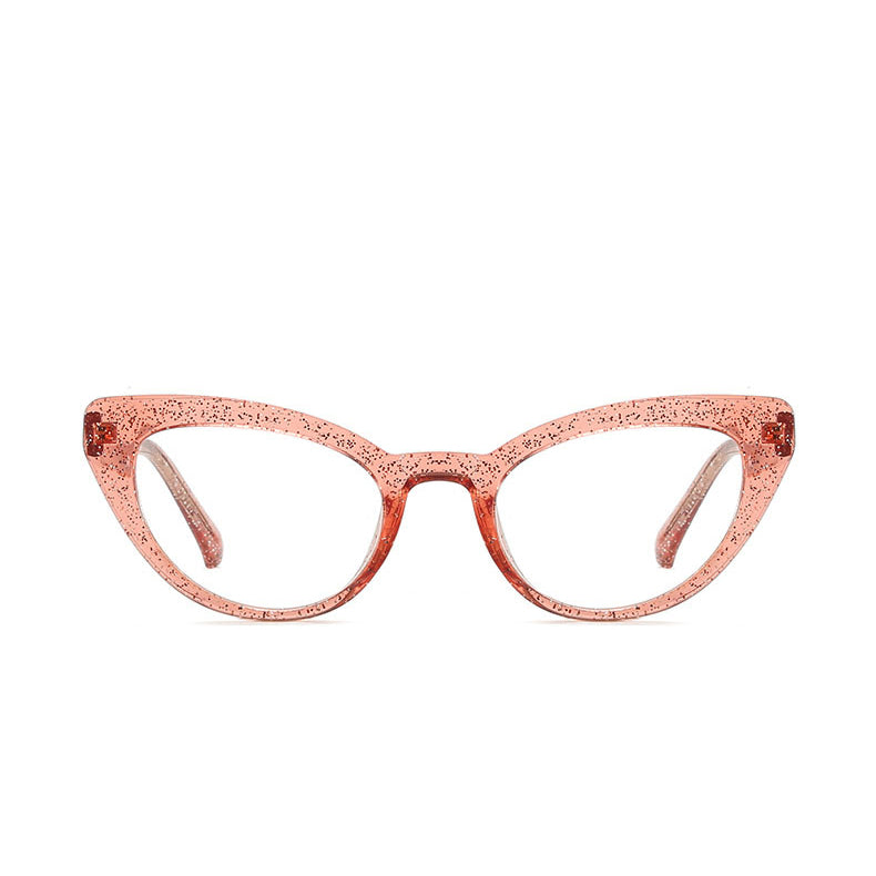 Cat Eye Frame avec lunettes anti-lentilles bleues - Chic&Shines