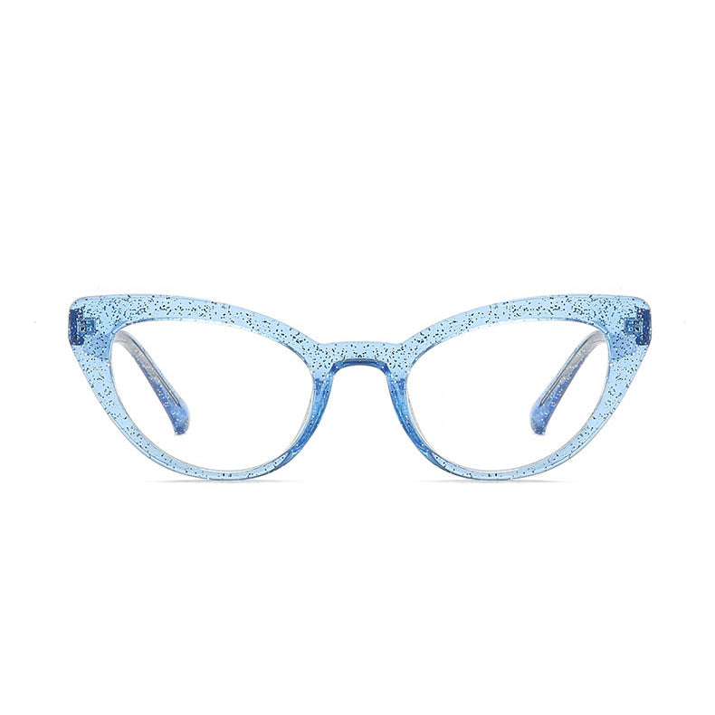 Cat Eye Frame avec lunettes anti-lentilles bleues - Chic&Shines
