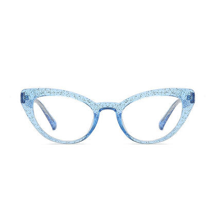 Cat Eye Frame avec lunettes anti-lentilles bleues - Chic&Shines