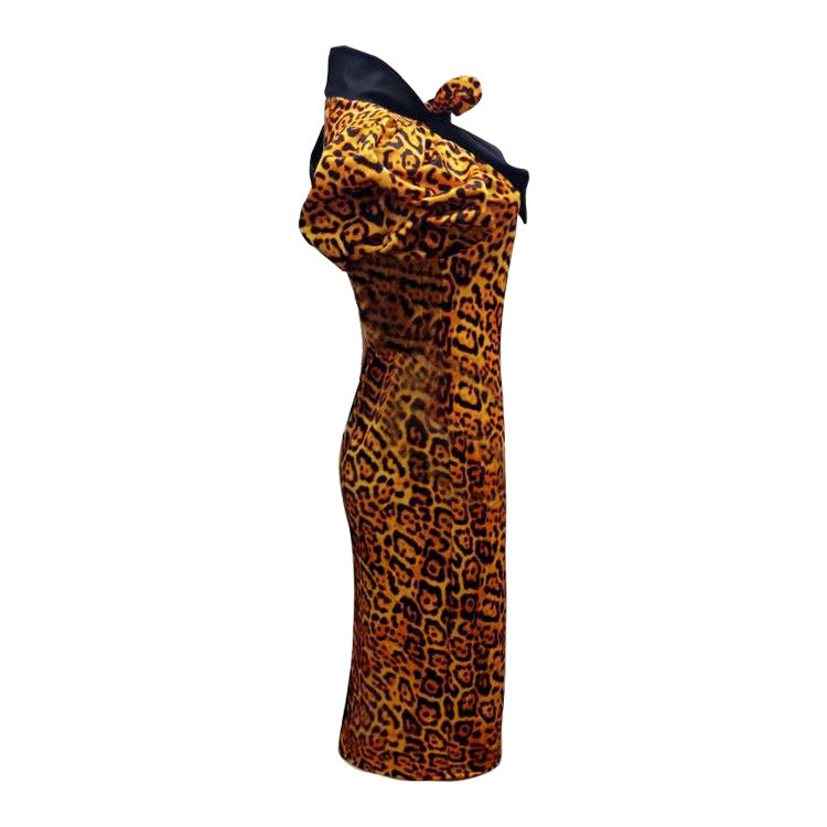 Robe courte double face à nœud papillon - Chic&Shines