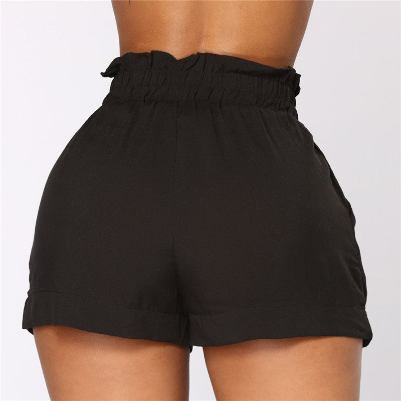 Short court taille haute avec ceinture - Chic&Shines
