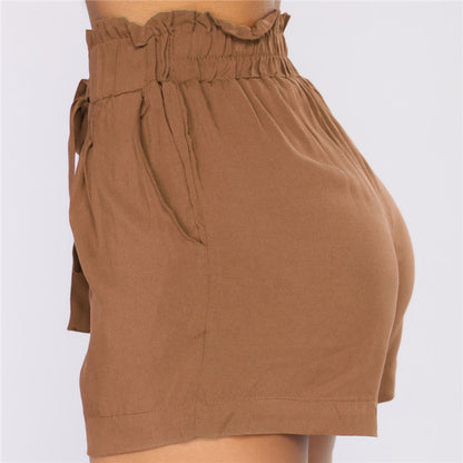 Short court taille haute avec ceinture - Chic&Shines