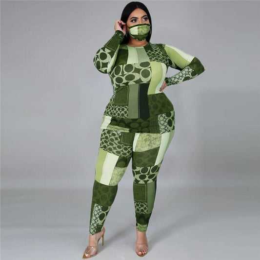 Ensemble tenue haut ras du cou à manches longues et son pantalon - Chic&Shines