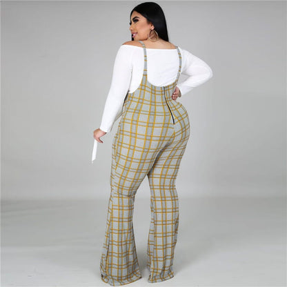 Ensemble haut manches longues à nœud et pantalon bretelles - Chic&Shines