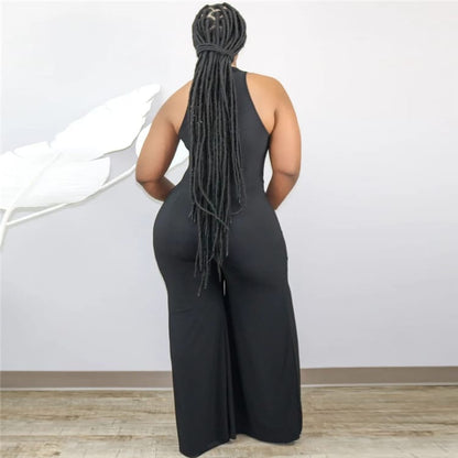 Combinaison sans manches décolleté mousseline - Chic&Shines