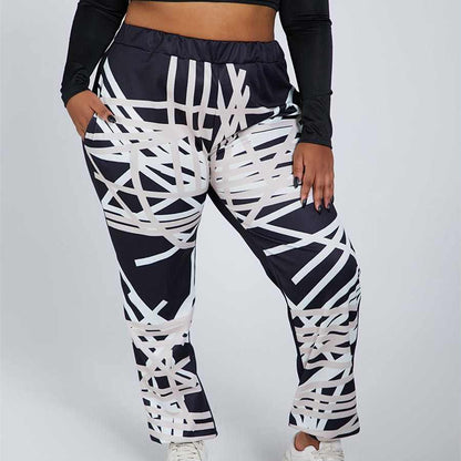 Pantalon de jogging contraste couleur Rayé - Chic&Shines