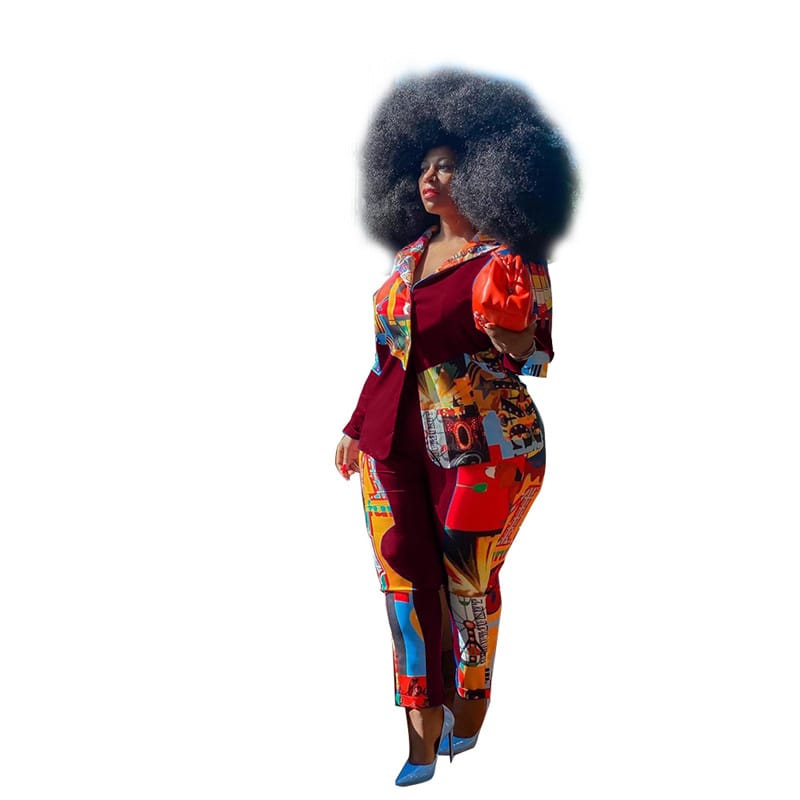 Ensemble Deux Pièces Blazer Et Pantalon - Chic&Shines