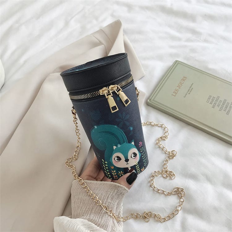 Sac à bandoulière zippé Imprimé Dessin animé - Chic&Shines