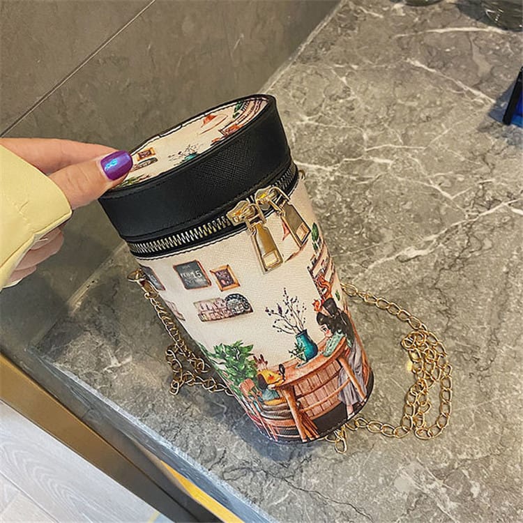 Sac à bandoulière zippé Imprimé Dessin animé - Chic&Shines