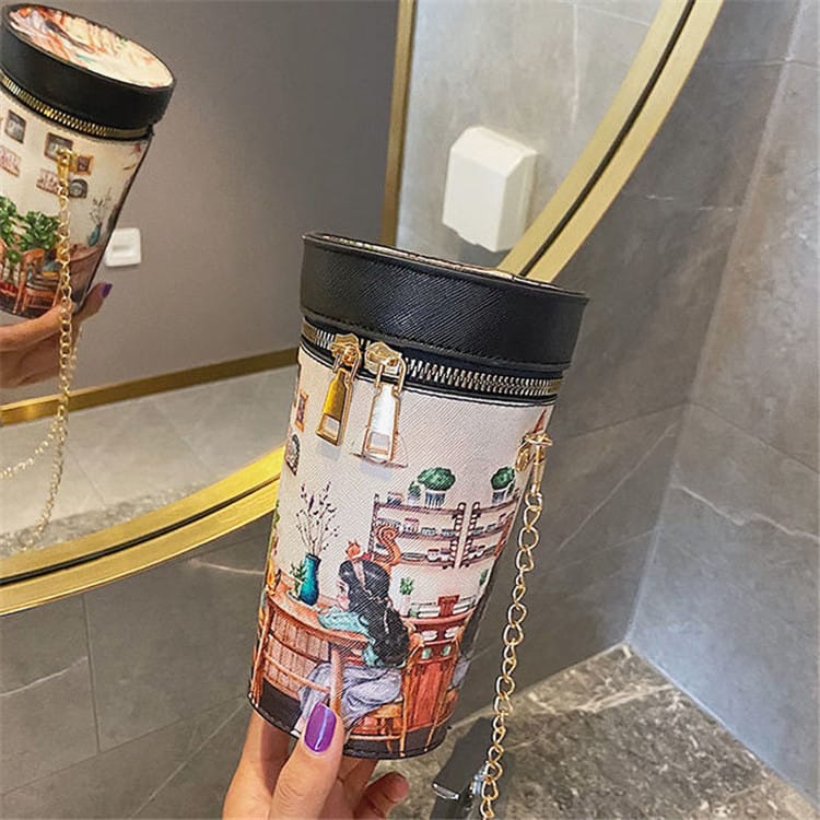 Sac à bandoulière zippé Imprimé Dessin animé - Chic&Shines