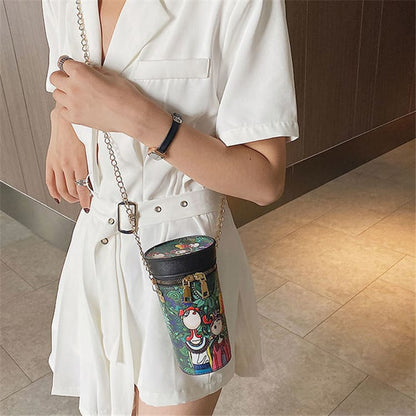 Sac à bandoulière zippé Imprimé Dessin animé - Chic&Shines