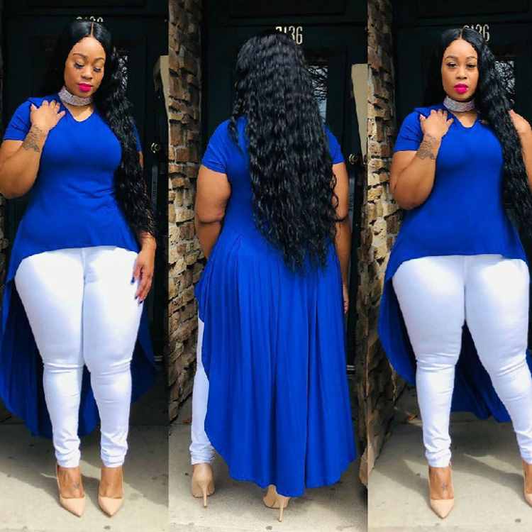 T-SHIRT A LONGUE TRAINER - Chic&Shines