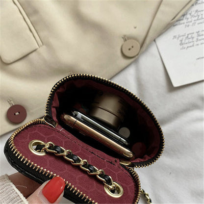 Sac Crossbody Fermeture à glissière Rhombic Grille - Chic&Shines