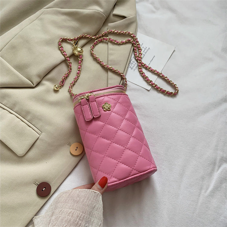 Sac Crossbody Fermeture à glissière Rhombic Grille - Chic&Shines