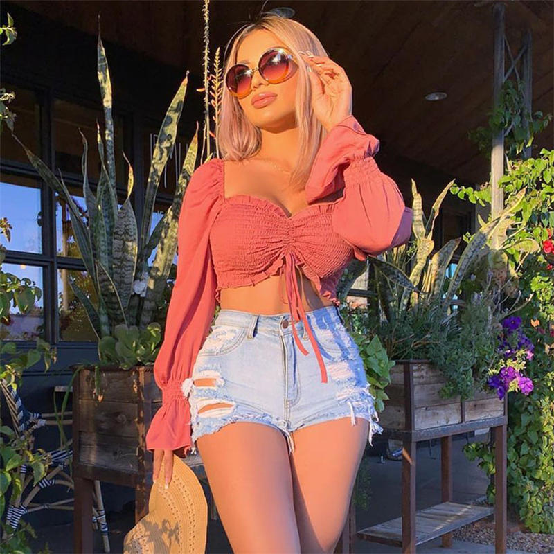 Short jeans ourlet déchiré - Chic&Shines