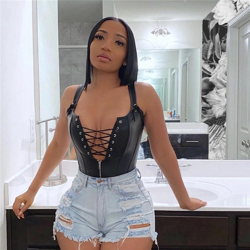 Short jeans ourlet déchiré - Chic&Shines