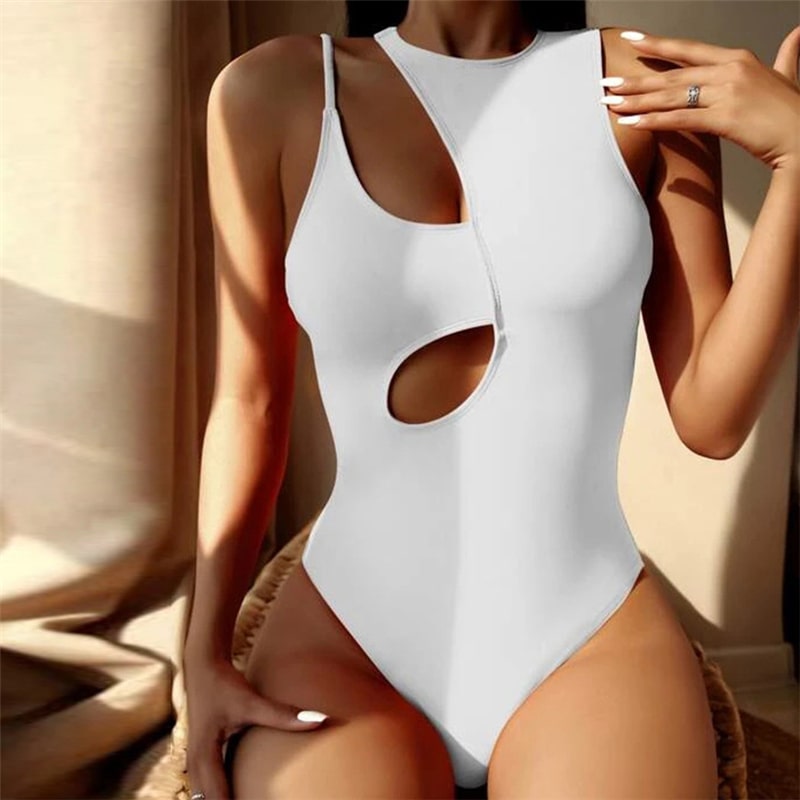 Maillot de bain à design asymétrique - Chic&Shines