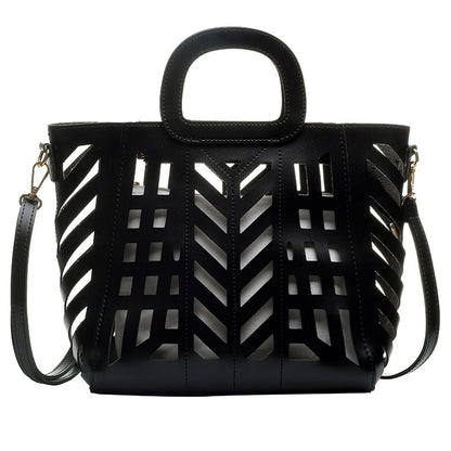 Ensemble sac design découpe avec pochette - Chic&Shines